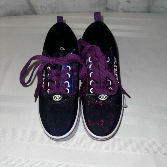 Heelys GALAXY Pro 20 Purple Sneaker Skate Shoes Youth Kids Size‎ 1 EUC - Picture 5 of 7